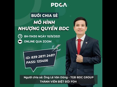 Video MÔ HÌNH NHƯỢNG QUYỀN TRONG LĨNH VỰC XÂY DỰNG | PDCA - youtube