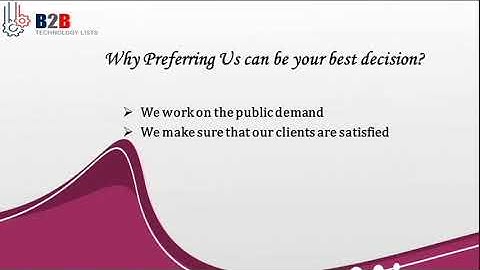 Best Salesforce Marketing Cloud Users Email List providers