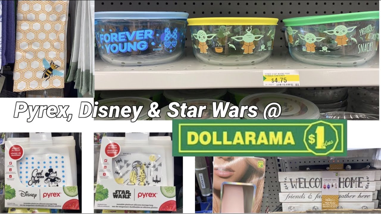 Dollarama Pyrex, Disney, Star Wars Awesome Finds 