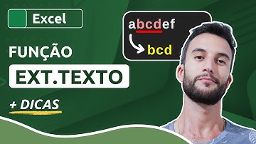 Como extrair CARACTERES com a função EXT.TEXTO no Excel (+ dica de colagem)