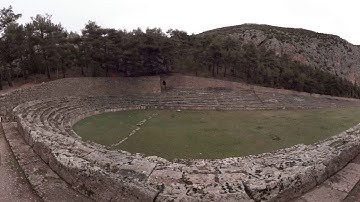 360 video: Stadium of Delphi, Delphi, Greece
