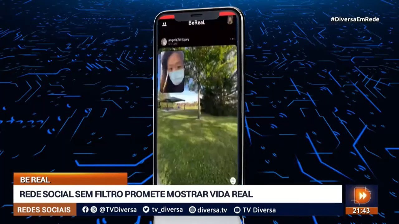REDE SOCIAL SEM FILTRO PROMETE MOSTRAR VIDA REAL - DIVERSA EM REDE (04/10/22)