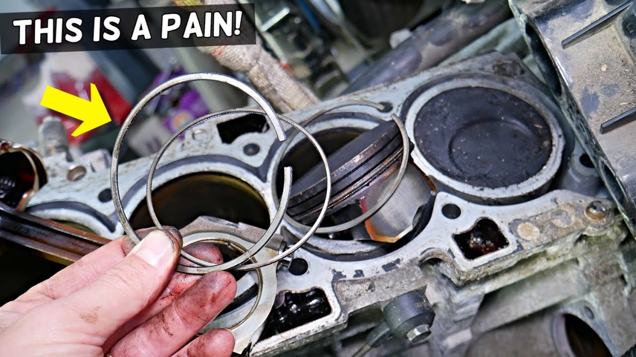 PISTON RING REPLACEMENT ON A V6 J35 HONDA / ACURA MOTOR : 2012 HONDA PILOT  WITH P0302 - YouTube