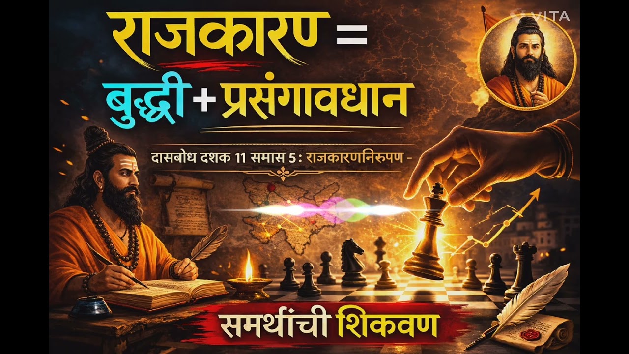 राजकारण म्हणजे नेमकं काय? | दासबोधातील राजकारणनिरूपणाचं धक्कादायक सत्य!