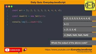 Information #DailyQuiz - Question 19 | Everyday JavaScript | JavaScript Set News