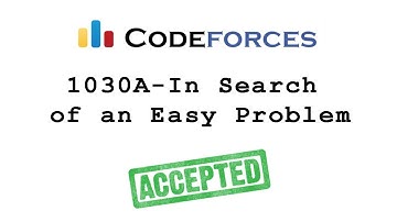 Codeforces "1030A - In Search of an Easy Problem" solution( Bangla ) | Cpp language