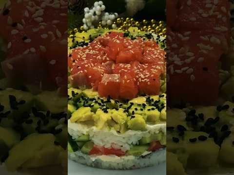 Бомбический САЛАТ-СУШИ💥взрыв вкуса и наслаждения!!! #рецепты #рецепт #кулинария #салат #салаты
