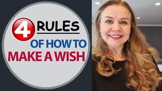 4 Rules of How to Make a Wish. 4 Rules of How to Set a Goal | Elena Semenek, Psychology of Happiness