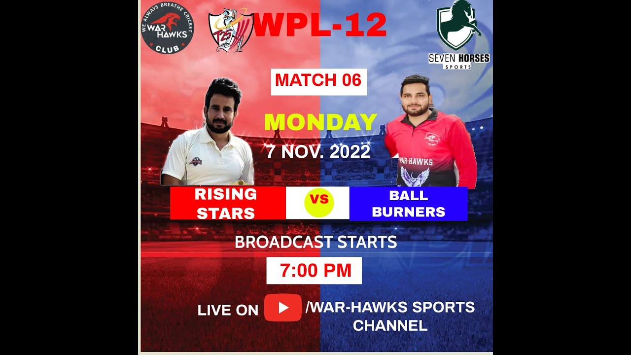 BALL BURNERS (WAR HAWKS) vs RISING STARS (WAR HAWKS) YouTube