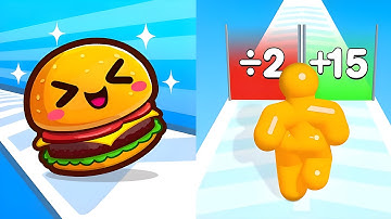 Food Run & Tall Man Run 2025 🔥 NEW Update All Levels UNLOCKED!