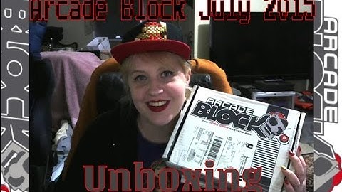 Nerd Block July 2015 Arcade Block Unboxing
