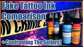 Fake Chinese Eternal & Intenze Tattoo Ink Comparison + Confronting The Sellers!