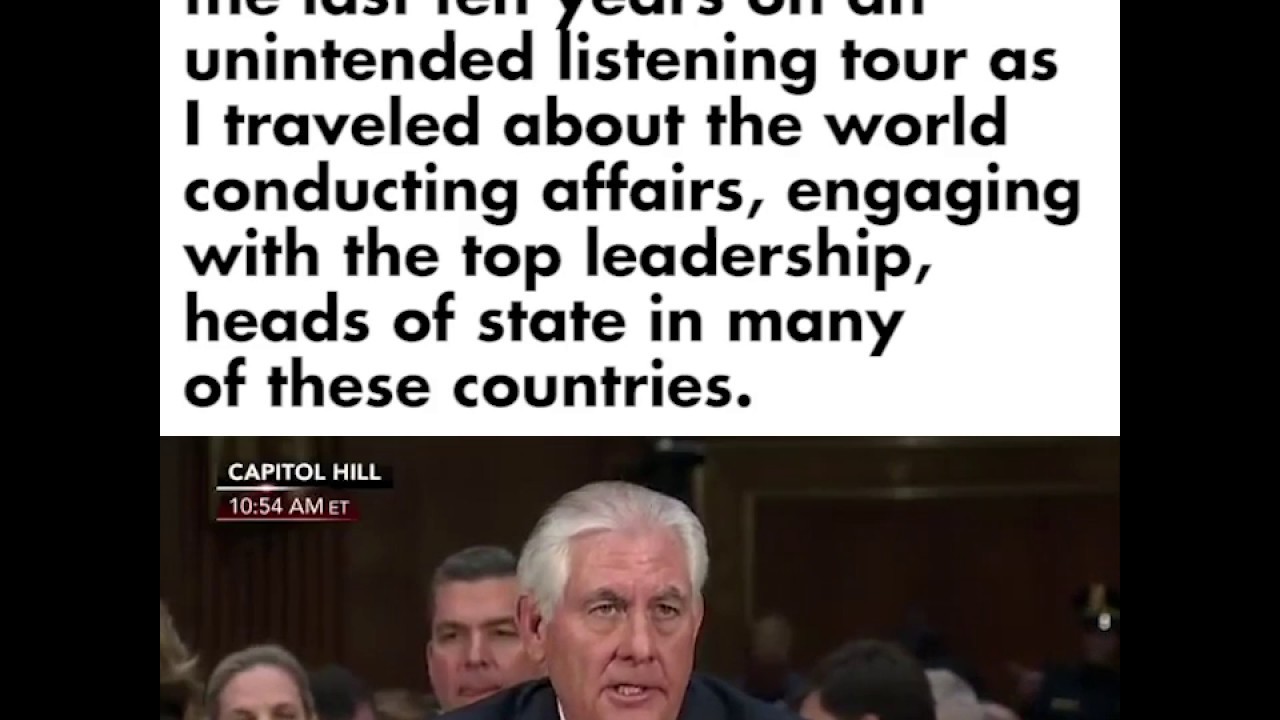 american psycho Rex Tillerson | Secure America Now