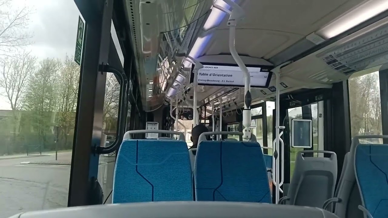 Bus 321 RATP - Urbanway 12 GNV N°5869 Torcy RER --- Lognes RER