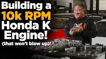 Building a 10,000rpm Honda K Engine! (that won