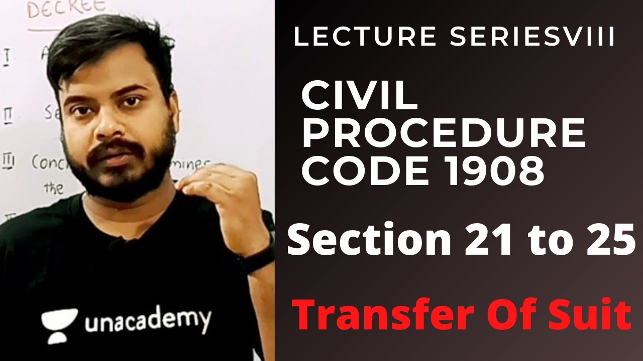 Section 21 to 25 Of CPC | Civil Procedure Code 1908 | CPC Lecture Series