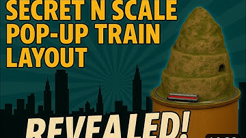 N Scale, Micro Train Layout (Batman display pedestal Final video) #050