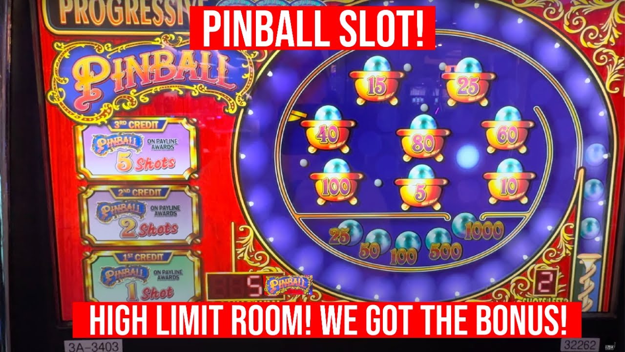 PINBALL SLOT! High Limit Room! Is this the best Pinball to Play? YouTube