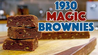 1930 Depression Era Magic Brownies Recipe Old Cookbook Show  Glen & Friends Cooking