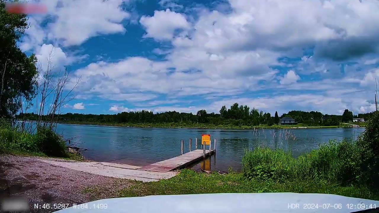 High-Speed Drive Around Sugar Island | Southeast of Sault Ste. Marie, MI | 4x Speed Dash Cam Diaries