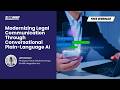 Interagency Briefing - Modernizing Legal Communication Through Conversational Plain-Language AI