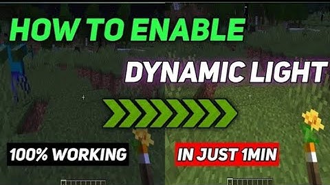 How to enable Dynamic Light in Minecraft Java Edition / TLauncher