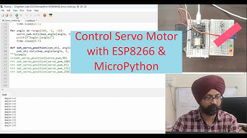 003 Control Servo Motor with ESP8266 & MicroPython | PWM Tutorial for Beginners | ELES | HINDI