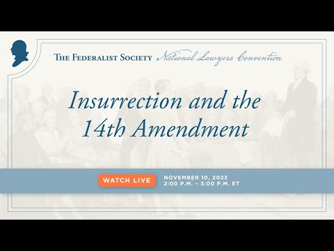 Insurrection and the 14th Amendment [NLC 2023]