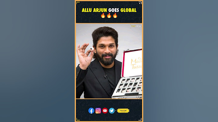 Allu Arjun Wax Statue At Madame Tussauds | Pushpa 2 | Icon Star | Sukumar | Thyview Shorts