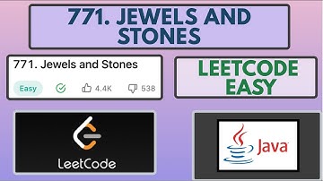 Leetcode | 771. Jewels and Stones | Easy | Java Solution