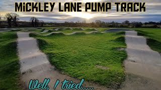 MTB Derbyshire: Mickley Lane Pump Track ..... for a laugh!