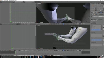 [Blender] Rigging First person revolver Part 2