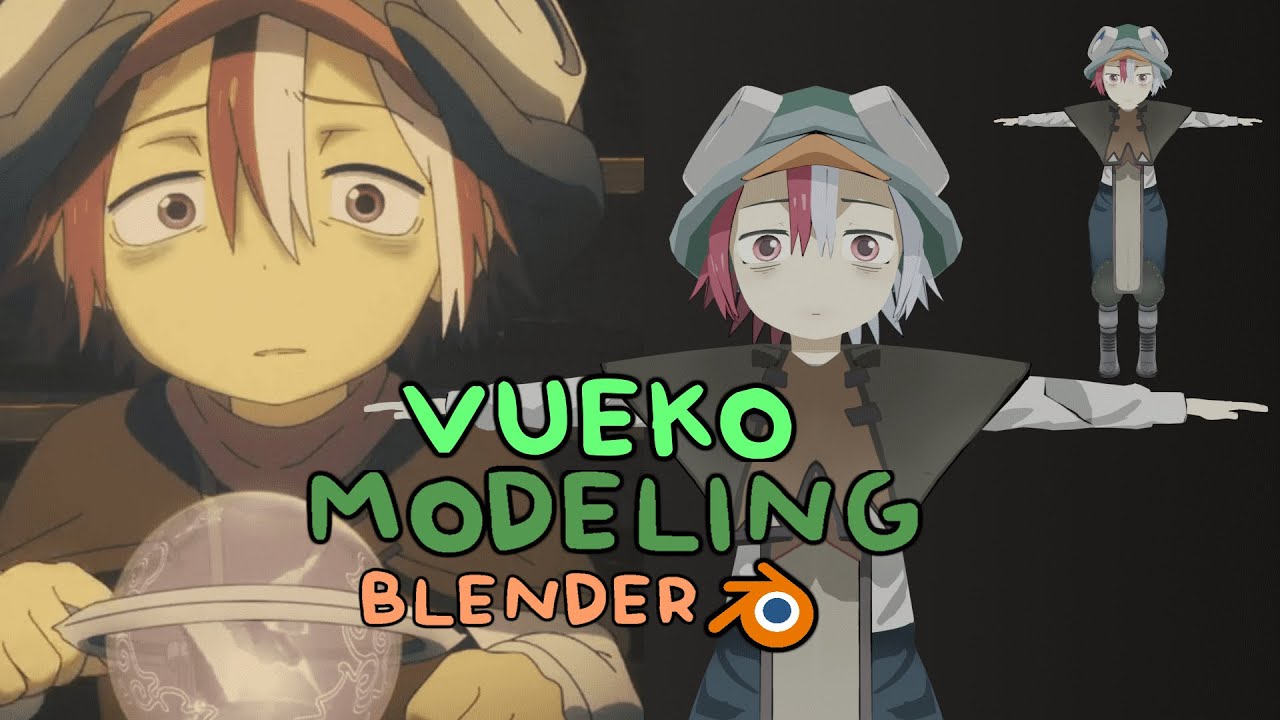 3D Modeling Anime In BLENDER | MADE IN ABYSS