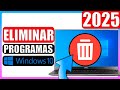 ✅Como desinstalar Aplicaciones/Programas en pc windows 10 que no se dejan