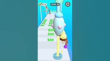 Cup Cake Stack Run: Level 16 #ytshorts #trending #games