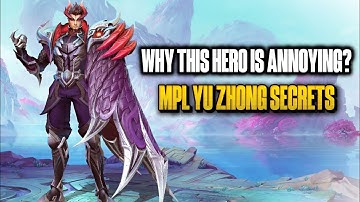 THE SECRETS of YU ZHONG in MPL? FULL GUIDE Build Item, Emblem, Spell, and Latest Tips.