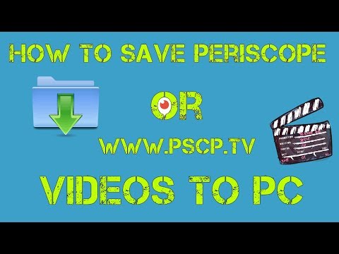 UPDATE IN Description How to save www.pscp.tv videos to pc from URL (NO COMMENTS)