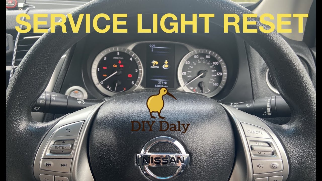 Nissan Cabstar Service Light Reset Procedure - Youtube