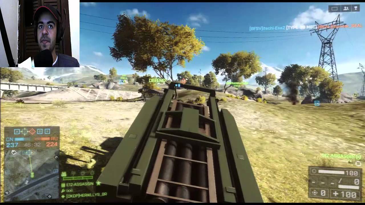 [ E12 ] + Battlefield 4 Conquest Chill Back Facecam and Gameplay = I Know He Is Out There