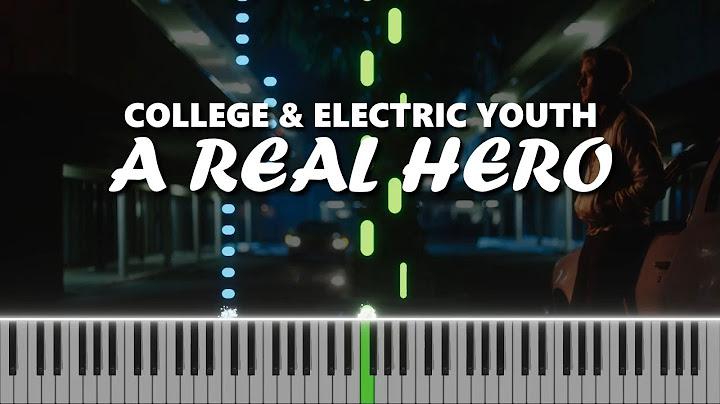 A Real Hero Piano version - Piano performance video thumbnail