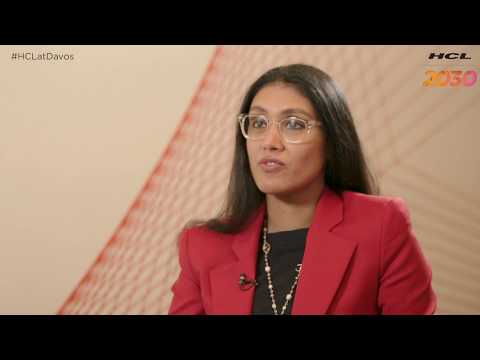 In Conversation with Roshni Nadar | #HCLatDavos