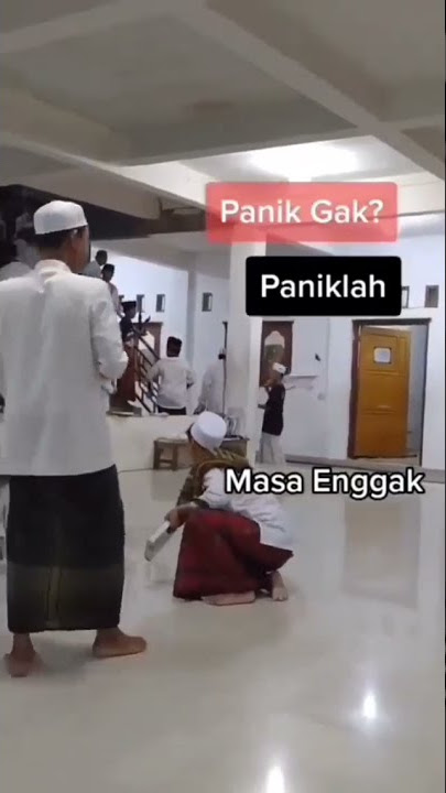 viral.! SANTRI PUTRA DI BANGUNIN SANTRI PUTRI#shorts #storywa #viral#santriputri#panik