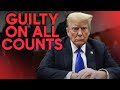 Trump guilty on 34 counts conservatives in full cope