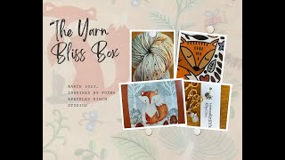 Yarn Bliss box Speckled Finch Studios March 2023