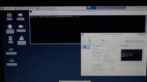 linux Centos7 live USB   with Xfce Desktop startup