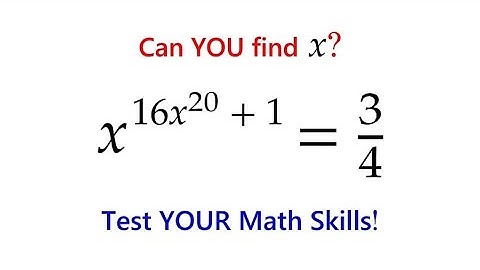 Most Students Struggle With This Exponential Equation. Can You Solve It?