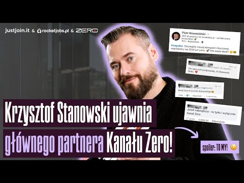 Krzysztof Stanowski ujawnia głównego partnera Kanału ZERO (Spoiler: TO MY 🦆)