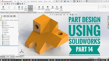 Solidworks tutorial for beginners exercise 14 in [2020]