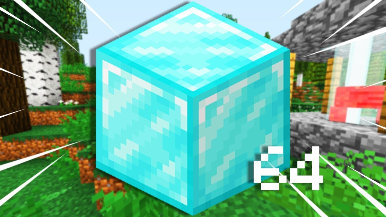 ON M'A OFFERT 64 BLOCS DE DIAMANT - YouTube