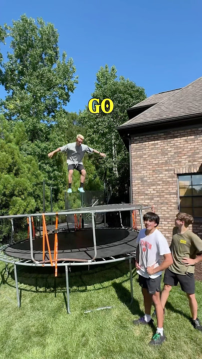 Do NOT stack trampolines!❌😵